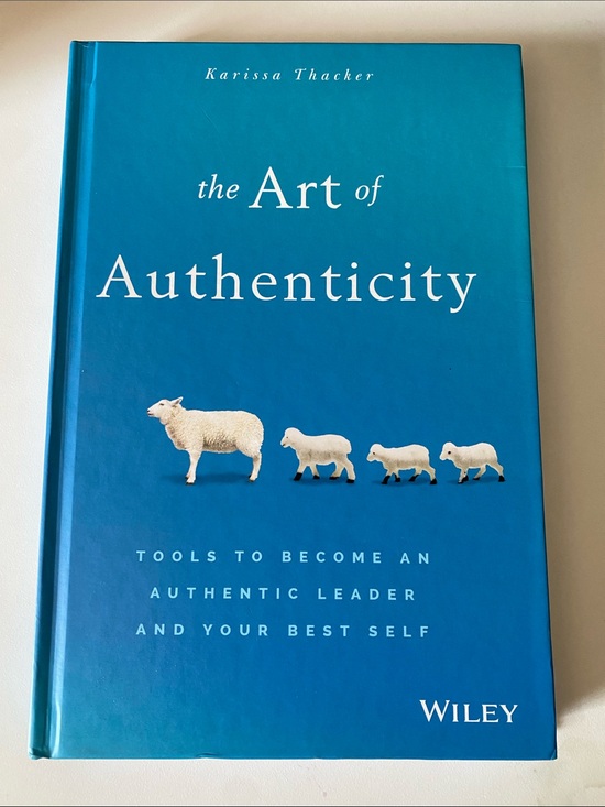 Other - The Art of Authenticity by Karissa Thacker - Blue Hardcover